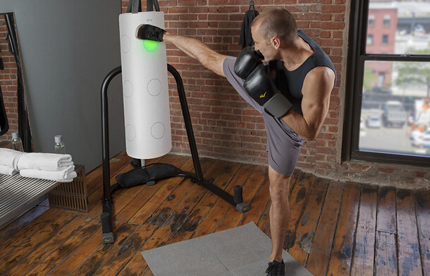 practice with punching bag for beginner